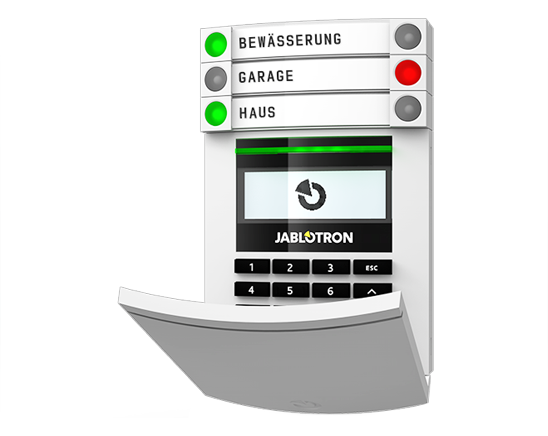BUS Zugangsmodul mit LCD Display, Tastatur und RFID- Lesegerät