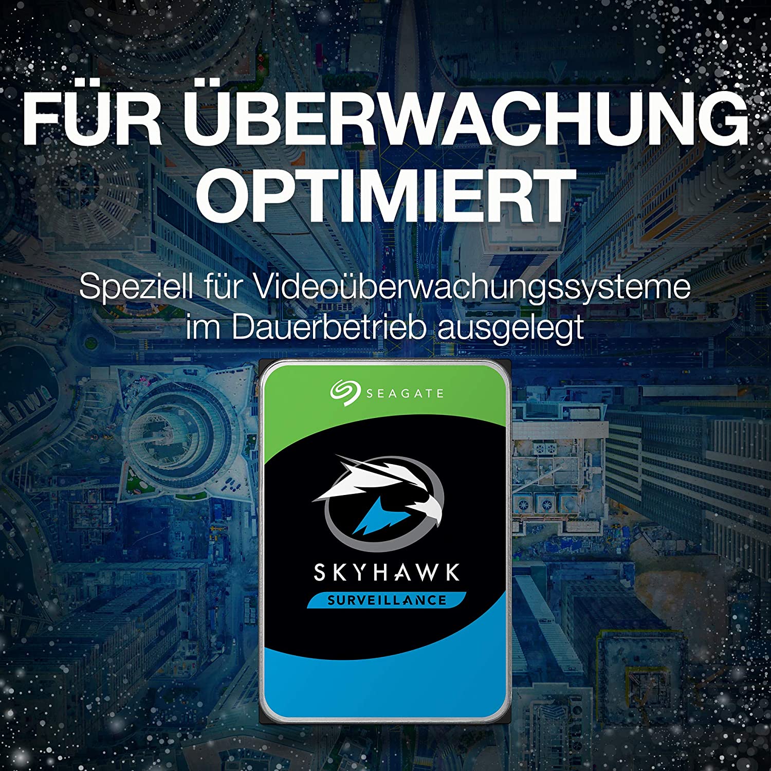 SeaGate SkyHawk HDD 3TB Festplatte